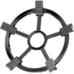 Bebusingoto r�ducteur d'anneau de gaz pour cuisini�re � gaz, support antid�rapant et robuste, dessous ...