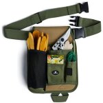 Bebusingoto sacoche  outils en cuir avec ceinture - compartiments, poche  clous, poche  couteau, porte ...