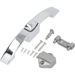 Bebusingoto serrure de loquet de bouton de placard serrure d'armoire murale en alliage de zinc poign�e ...