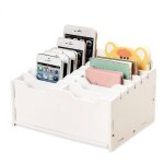 Bebusingoto support de tlphone portable  12 compartiments, bote de rangement pour tlphone portable, ...