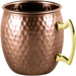 Becher moscow mule bauchig edelstahl / kupferlook 550 ml