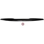 Becquet de coffre de toit arri�re en caoutchouc noir brillant anti - uv universel pour voiture