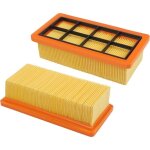 Beijiyi - 2pcs filtre remplacement pour aspirateur krcher ad 3200, ad 3 premium et ad 4 premium