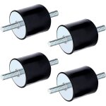 M8 - coussinets en caoutchouc m8, isolateurs anti - vibrations, pour compresseurs d'air, moteurs diesel, ... M8 - coussinets en caoutchouc m8, isolateurs anti - vibrations, pour compresseurs d'air, moteurs diesel, ...