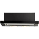 Beko - hotte aspirante semi - encastr�e 2 filtres, 2 vitesses, �clairage led, noire (ctb6250b)