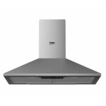 Beko - hotte de cuisine murale avec 3 vitesses, acier inoxydable (hcp61310i)