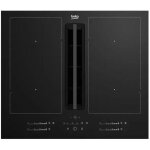 Beko table de cuisson induction aspirante 4 foyers 650 m3 / h - hixi64701up