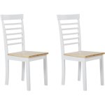 2 chaises de salle � manger au design scandinave parfaites pour petite cuisine ou coin repas du salon ...