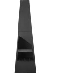 Grande cheminée de jardin en acier noir 45 x 45 x 150 cm avec accessoires, braséro au design moderne ... Grande cheminée de jardin en acier noir 45 x 45 x 150 cm avec accessoires, braséro au design moderne ...