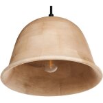 Beliani - lampe suspendue moderne boho en bois de manguier avec abat - jour rond marron clair goika Beliani - lampe suspendue moderne boho en bois de manguier avec abat - jour rond marron clair goika