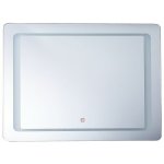 Miroir mural lumineux rectangulaire 80 x 60 cm avec système anti - buée réglage tactile et led intégré ... Miroir mural lumineux rectangulaire 80 x 60 cm avec système anti - buée réglage tactile et led intégré ...