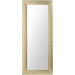 Beliani - miroir mural au design moderne de forme rectangulaire 130 x 50 cm avec cadre en mati�re synth�tique ...