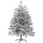 Sapin de nol artificiel effet neige 120 cm idal avec branches facilement ajustables aspect naturel ...
