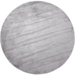 Beliani - tapis moderne rond pour salon ou bureau gris clair diamètre ø 140 cm gesi ii Beliani - tapis moderne rond pour salon ou bureau gris clair diamètre ø 140 cm gesi ii