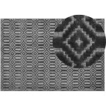 Beliani - tapis rectangulaire gris foncé en viscose pour chambre ou salon au style scandinave 160 x 230 ... Beliani - tapis rectangulaire gris foncé en viscose pour chambre ou salon au style scandinave 160 x 230 ...