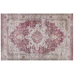 Beliani - tapis salon oriental effet vieilli beige rouge 140x200 cm arhavi Beliani - tapis salon oriental effet vieilli beige rouge 140x200 cm arhavi
