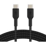 Boost charge usb - c to usb - c cable braided 2m black