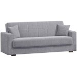 Bellahome - canap lit 3 places pinto, canap - lit conteneur linaire, canap de salon en tissu rembourr ...