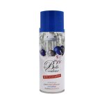 Bombe de peinture bleu metallise