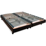 Bellecour literie jeu de 2 sommiers �lectriques flex 180x190 cm lattes