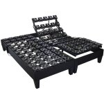 Bellecour literie jeu de 2 sommiers �lectriques mondor 160x200 cm plots