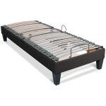 Bellecour - literie sommier lectrique amiral 70x200 cm lattes