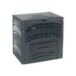 Bellijardin - composteur compost'�co 350 litres noir avec deux trappes d'ouverture