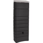 Bellijardin - r�cup�rateur � eau mural 300 l, anthracite avec couvercle, robinet, fixation murale et ...