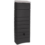 Bellijardin - récupérateur à eau mural 300 l, anthracite avec couvercle, robinet, fixation murale et ... Bellijardin - récupérateur à eau mural 300 l, anthracite avec couvercle, robinet, fixation murale et ...