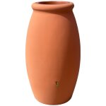 Bellijardin - r�cup�rateur d'eau de pluie jarre 1000 l + kit raccord ch�neau - terre cuite