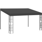 Tonnelle de jardin mural, pergola de jardin tente de r�ception 3x4 m anthracite tissu vidaxl
