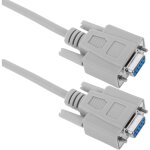 Bematik - 1, 8 m de cble srie null - modem (db9 - f / f)