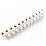 Bematik - bornier de c�ble �lectrique de section 10mm blanc