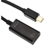 Bematik - c�ble adaptateur de vid�o 4k 17cm mini displayport mdp m�le vers hdmi femelle 1080p fullhd ...