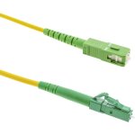 Bematik - cable fibre optique lc / apc sc / apc simplex monomodes g657a2 9 / 125 de 50 cm os2