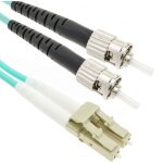 Bematik - c�ble � fibre optique om3 lc duplex multimode 50 / 125 st 20m