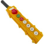 Bo�te de commande avec 2 + 2 boutons poussoirs momentan�s et 2 interrupteur et urgence s�rie cob - bematik ...