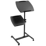 Bematik - chariot pour projecteur et ordinateur portable. support noir pour notebook avec roues Bematik - chariot pour projecteur et ordinateur portable. support noir pour notebook avec roues