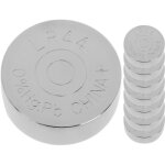 Lot de 8 piles alcalines type bouton lr44 ag13 - bematik