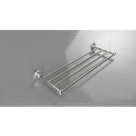 Bemeta - porte - serviettes mural retro en laiton chrom� 66, 5x6, 5x22, 5 cm