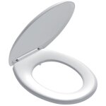 Dubourgel - abattant double blanc sp�cial collectivit�s avec fixations par boulons � couple sta - tite ...