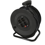 Bemko - rallonge lectrique sur enrouleur - 4 prises schuko - cble 50m - 3x1, 5mm