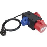 044147 adaptateur de mesure prise m�le + contact de protection - femelle cee cara, femelle cee rouge, ...