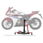Bequille d'atelier centrale cs power evo pour honda cbr 500 r 19 - 25 rouge
