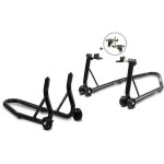 B�quille d'atelier moto set constands arri�re avant fb noir