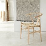 Berah getah - chaise en mindi massif et assise tisse