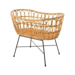 Berceau & matelas  baby  85cm naturel & blanc