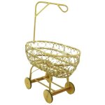 Argonauta - berceau en osier avec porte - voile avec roues en bois 103x57xh. 44 - 78 cm Argonauta - berceau en osier avec porte - voile avec roues en bois 103x57xh. 44 - 78 cm