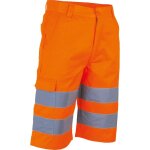 Bermuda de travail hv phare - orange fluo l - fr(46)