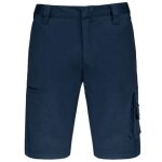 Bermuda de travail multipoches wk. designed to work bleu marine 44